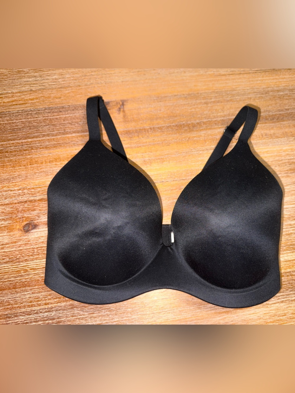 Victoriaβs Secret Perfect Shape Bra 34DD Black Lightly Lined Smooth T-Shirt Bra